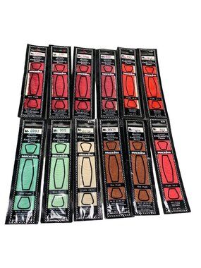 Madeira Embroidery Floss Set of 12 Colors 10m Each Mixed Shades Cotton & Polyest